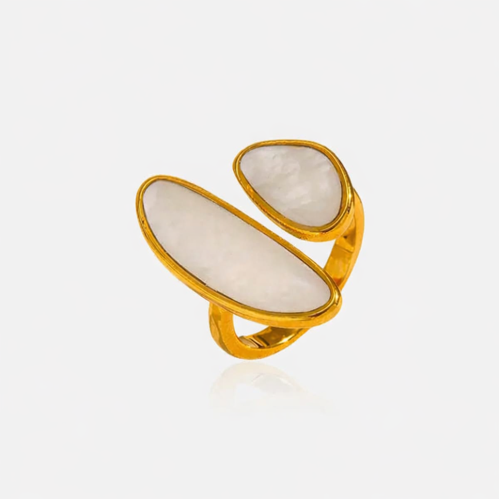 Zahara – Turquoise Marble Open Ring